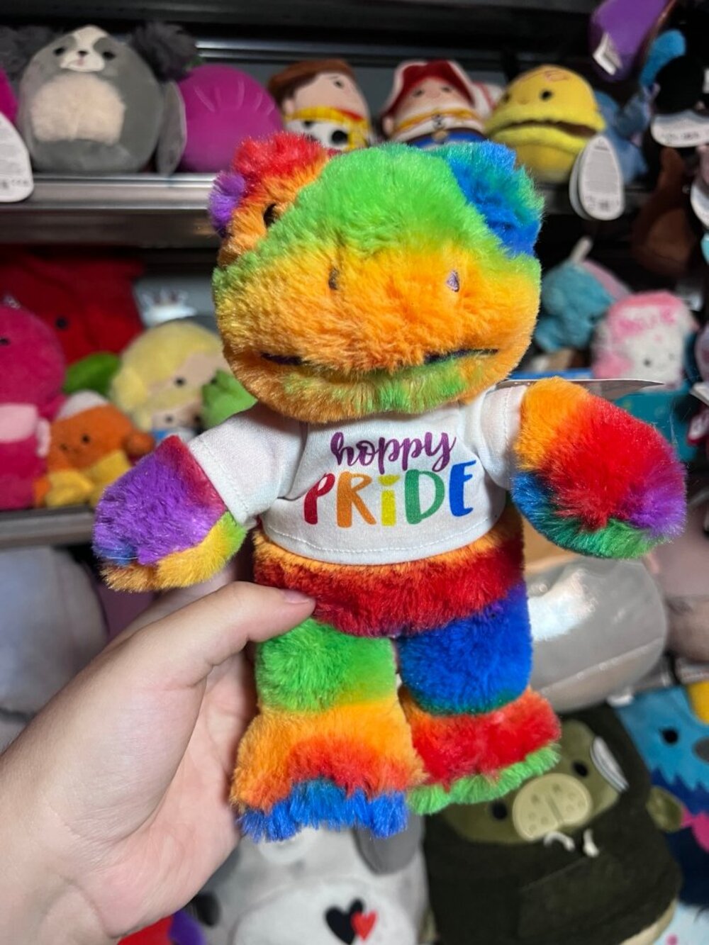 Build A Bear Buddies Rainbow Pride Frog & Hoppy Pride Tee BNWT